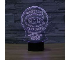 Beling Detská lampa, Montreal Canadiens, 7 farebná QS494 