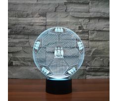 Beling Detská lampa, M.C.F.C lopta s logom , 7 farebná QS467 