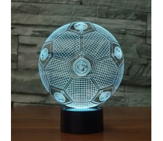 Beling Detská lampa, Inter Milano lopta , 7 farebná QS466 