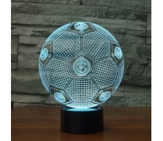 Beling Detská lampa, Inter Milano lopta , 7 farebná QS466