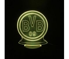 Beling Detská lampa, BVB Borussia Dortmund, 7 farebná QS201 