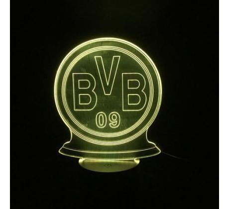 Beling Detská lampa, BVB Borussia Dortmund, 7 farebná QS201 