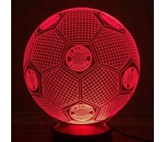 Beling Detská lampa, Lopta  s logom FC Bayern Mníchov, 7 farebná QS195 