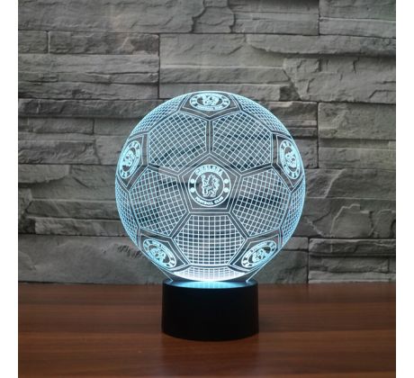 Beling Detská lampa , Lopta  s logom Chelsea, 7 farebná QS194 