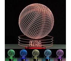 Beling Detská lampa, NBA, 7 farebná QS282