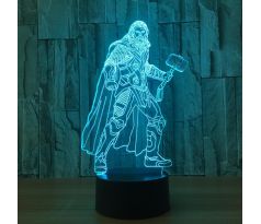 Beling Detská lampa, Thor, 7 farebná QS294