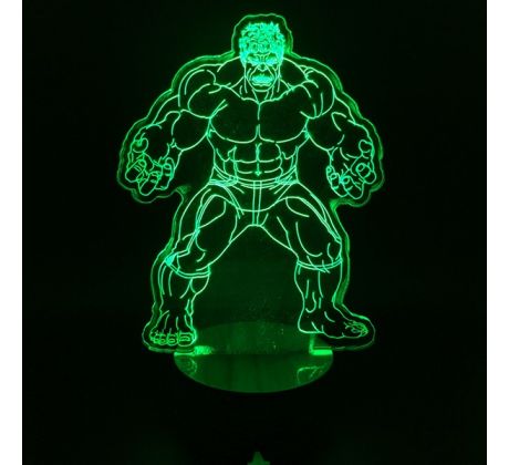 Beling Detská lampa, Hulk, 7 farebná QS295 