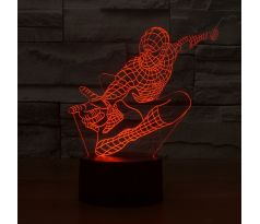 Beling Detská lampa, Spider Man 2, 7 farebná QS310