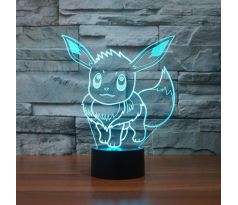 Beling Detská lampa, Eevee, 7 farebná QS478