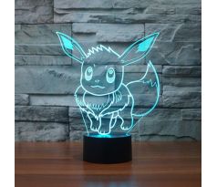 Beling Detská lampa, Eevee, 7 farebná QS478 