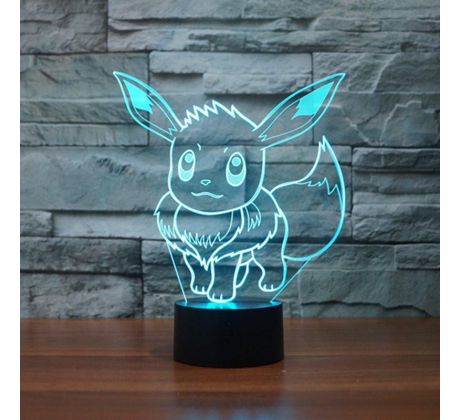 Beling Detská lampa, Eevee, 7 farebná QS478 