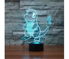 Beling Detská lampa,Charmander, 7 farebná QS476 