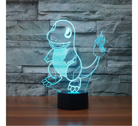 Beling Detská lampa,Charmander, 7 farebná QS476 