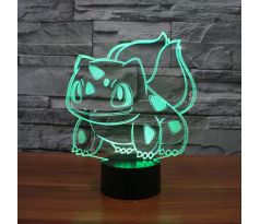 Beling Detská lampa,Bulbasaur , 7 farebná QS475