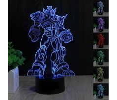 Beling Detská lampa, Optimus Prime , 7 farebná QS489