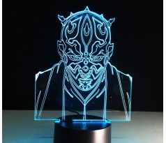 Beling 3D lampa, Darth Maul, 7 farebná S490