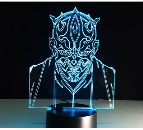 Beling 3D lampa, Darth Maul, 7 farebná S490