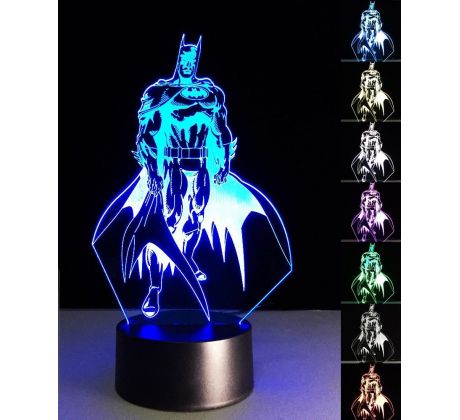 Beling Detská lampa ,Batman , 7 farebná S496