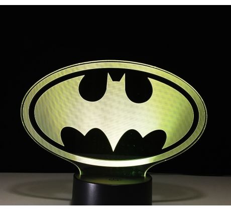 Beling Detská lampa , Batman logo , 7 farebná S495 