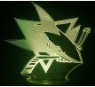 Beling 3D lampa, San José Sharks, 16 barevná S163842HS