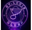 Beling 3D lampa, St. Louis Blues, 7 barevná S16F3842HS