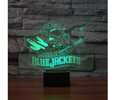 Beling 3D lampa, Columbus Blue Jackets , 7 barevná S16DF3842HS