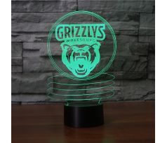 Beling 3D lampa, Grizzlys Wolfsburg , 7 barevná S16S1