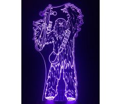 Beling 3D lampa, Chewbacca, 7 farebná S490JGC