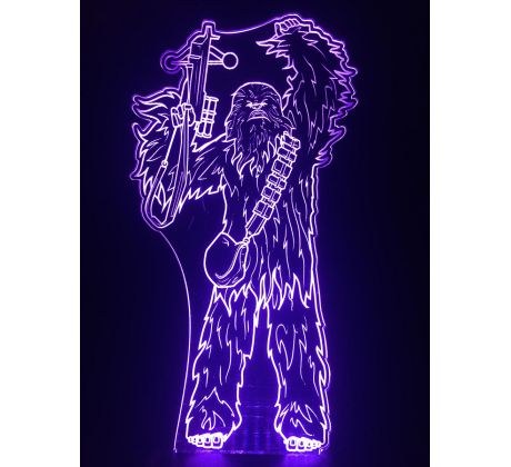 Beling 3D lampa, Chewbacca, 7 farebná S490JGC