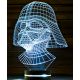 Beling 3D lampa, Darth Vader, 7 farebná S423