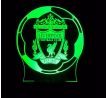 Beling 3D lampa,  Liverpool v lopte, 7 farebná S371TTR