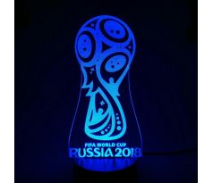 Beling 3D lampa, Russia word cup 2018, 7 farebná S371TTR1