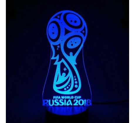 Beling 3D lampa, Russia word cup 2018, 7 farebná S371TTR1