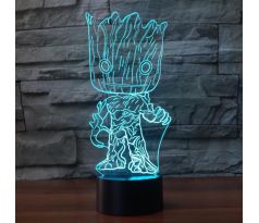 Beling 3D lampa, Groot, 7 barevná S1638FD42GAJ
