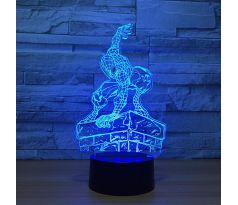 Beling 3D lampa, Spider man, 7 farebná S16384T2GAJ7