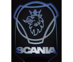 Beling 3D lampa, Scania Logo , 7 farebná DW5DHDS13