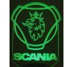 Beling 3D lampa, Scania Logo , 7 farebná DW5DHDS13