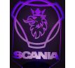 Beling 3D lampa, Scania Logo , 7 farebná DW5DHDS13