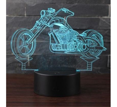 Beling 3D lampa, Harley new  , 7 farebná FDS5DS13