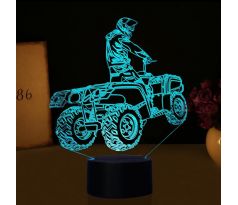 Beling 3D lampa,Štvorkolka ATV , 7 farebná DA1PDS13JJCV1D