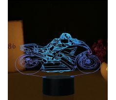 Beling 3D lampa,Superbike 4 , 7 farebná DACCV1JT2