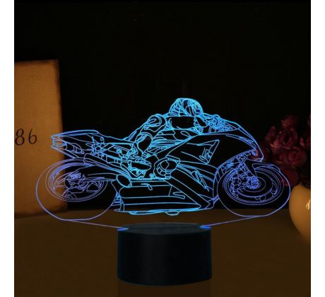 Beling 3D lampa,Superbike 4 , 7 farebná DACCV1JT2