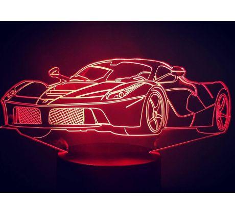 Beling 3D lampa,ferrari enzo , 7 farebná DFJWQDFV2