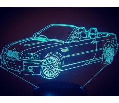 Beling 3D lampa,BMW M3 cabriolet , 7 farebná DFJWQDFV2HHW