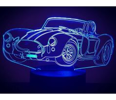 Beling 3D lampa,AC Cobra , 7 farebná DFJWQDFV2HHW