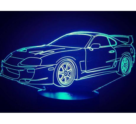 Beling 3D lampa,Toyota Supra , 7 farebná DFJE58JJW587