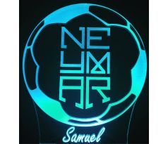 Beling 3D lampa,Neymar v lopte, 7 farebná S2JDDES903