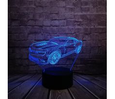 Beling 3D lampa,Chevrolet Camaro , 7 farebná DFJE58JJW587