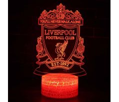 Beling 3D lampa,  Liverpool, 7 farebná S371