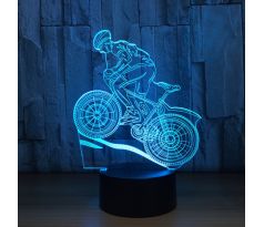 Beling 3D lampa,Cyklista , 7 farebná S2JDDSDDAES90J3